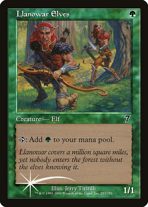 7ED: Llanowar Elves (Foil)