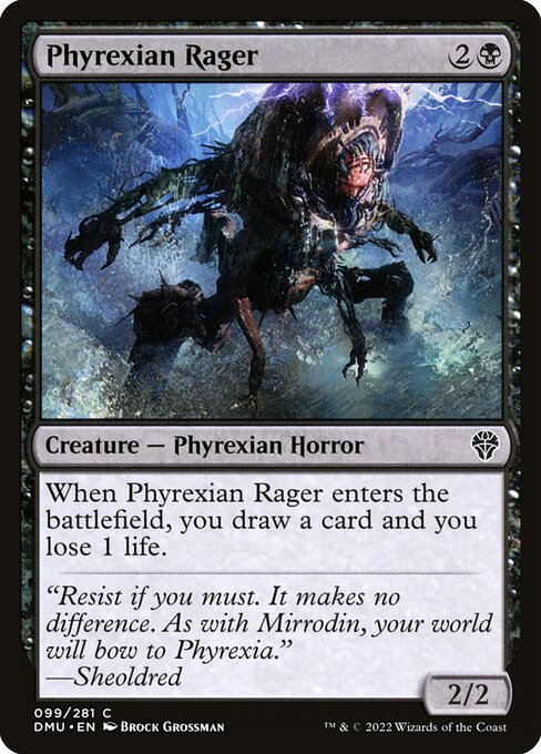 DMU: Phyrexian Rager (Foil)