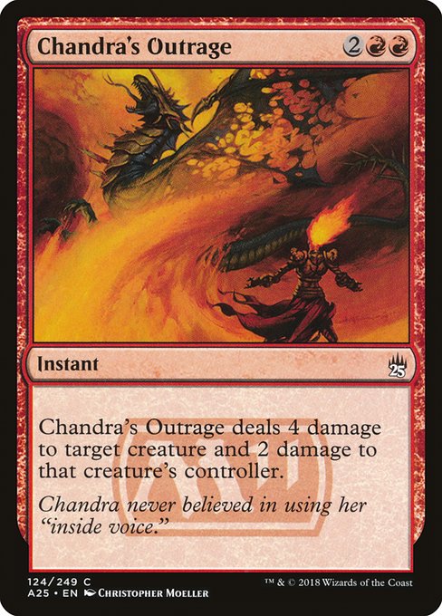 A25: Chandra's Outrage (Foil)