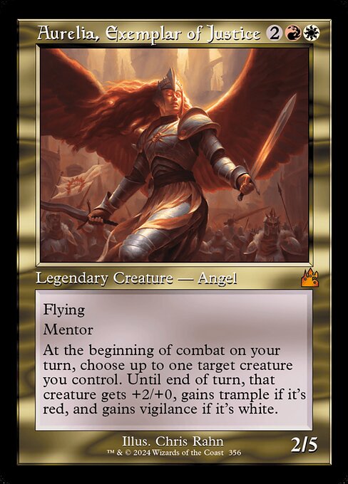 RVR: Aurelia, Exemplar of Justice (Retro Frame)