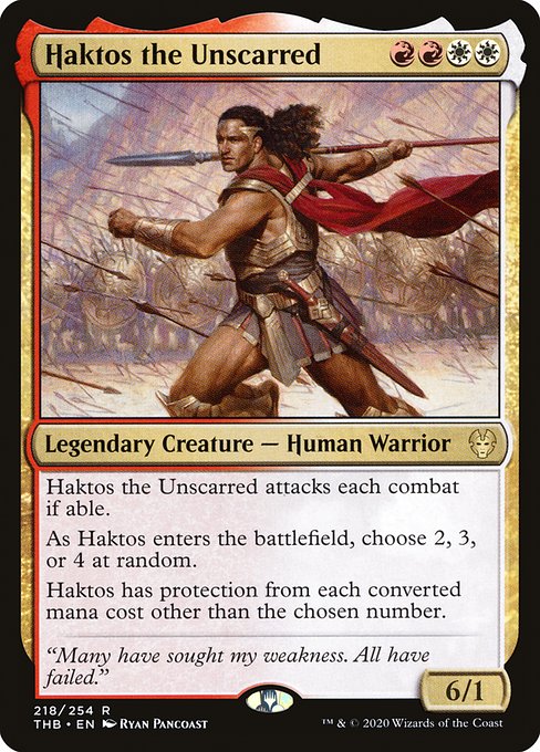 THB: Haktos the Unscarred (Foil)