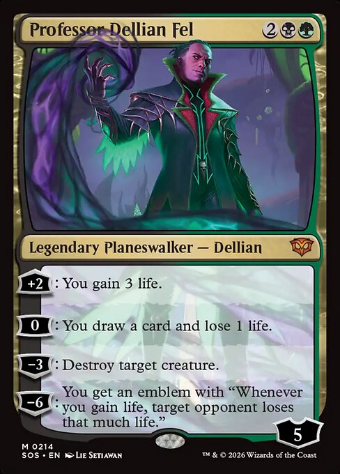 SOS: Professor Dellian Fel