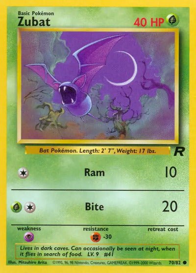 Zubat 70/82 Unlimited Team Rocket
