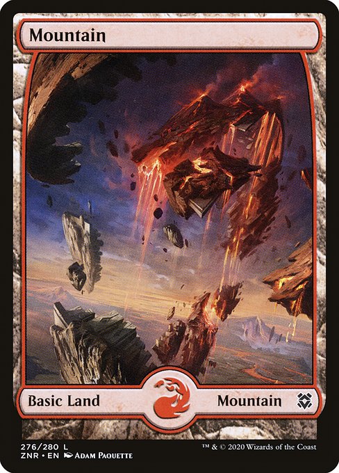 ZNR: Mountain (276) - Full Art (Foil)