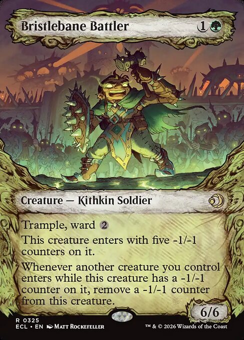 ECL: Bristlebane Battler (Showcase) (Foil)