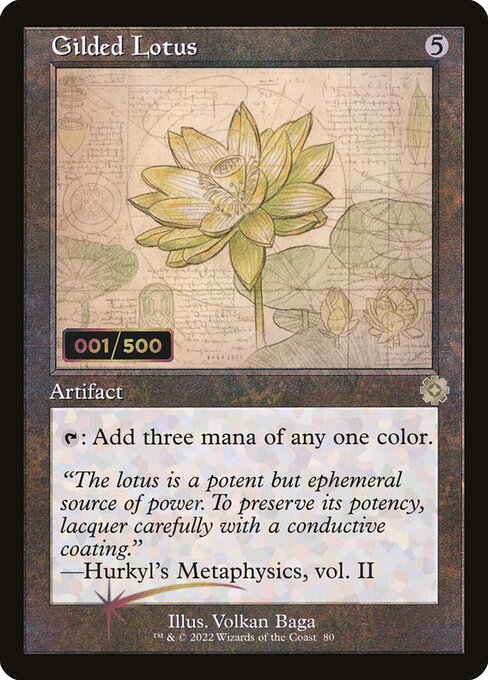 BRR: Gilded Lotus (Schematic) (Serial Numbered) (Foil)