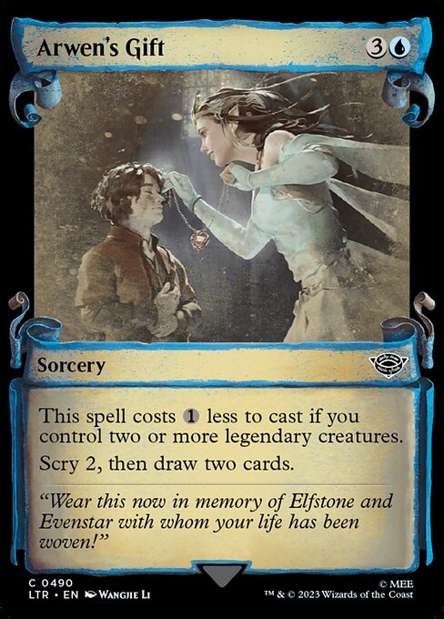 LTR: Arwen's Gift (Showcase Scrolls)