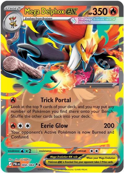 ME05: Mega Delphox ex (Holofoil)