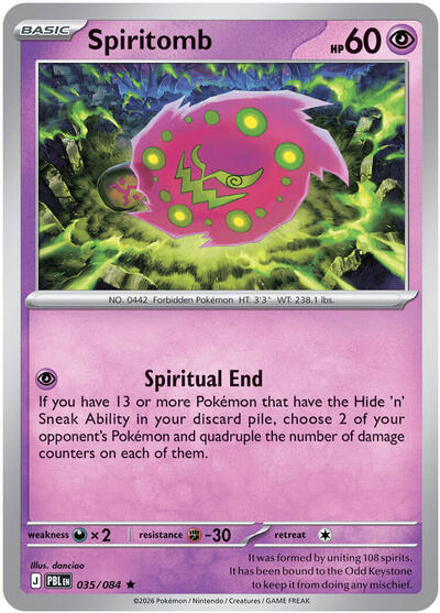 ME05: Spiritomb (Reverse Holofoil)