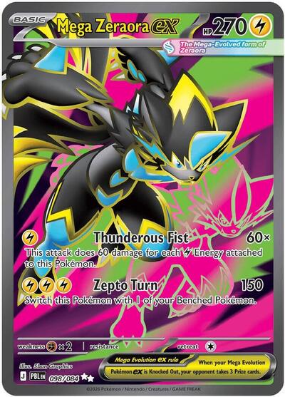 ME05: Mega Zeraora ex - 098/084 (Holofoil)
