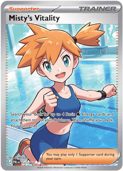ME05: Misty's Vitality - 111/084 (Holofoil)