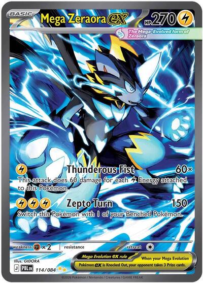 ME05: Mega Zeraora ex - 114/084 (Holofoil)