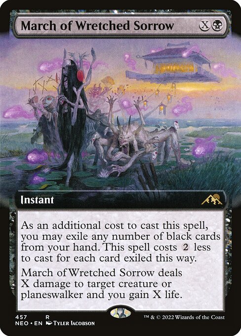 NEO: March of Wretched Sorrow (Extended Art) (Foil)