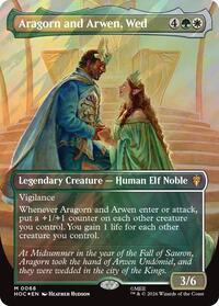 HOC: Aragorn and Arwen, Wed (Foil)
