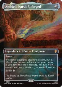 HOC: Andúril, Narsil Reforged (Foil)