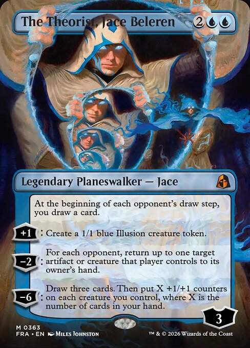 FRA: The Theorist, Jace Beleren (Borderless) (0363)