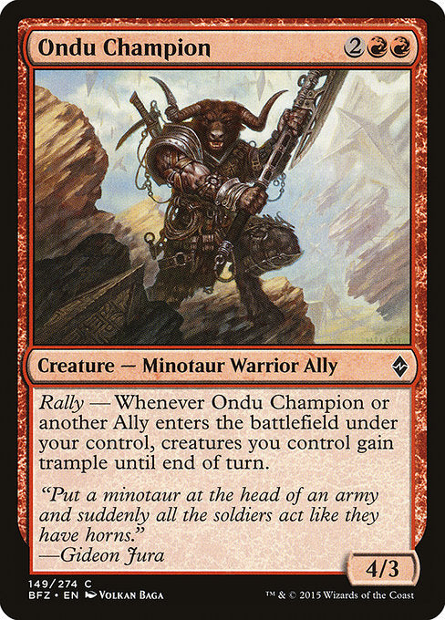 BFZ: Ondu Champion (Foil)