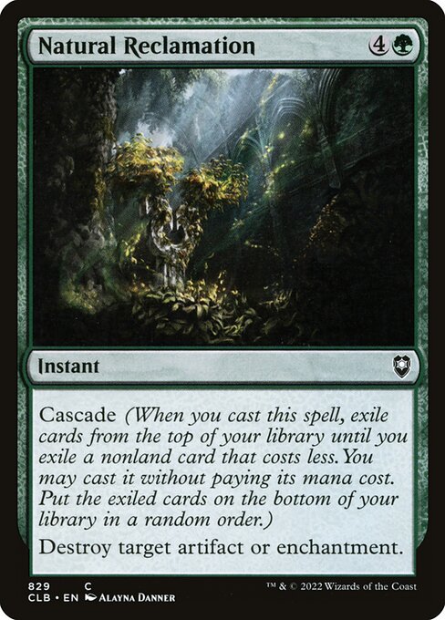 CLB: Natural Reclamation