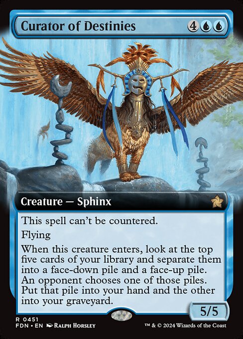FDN: Curator of Destinies (Extended Art) (Foil)