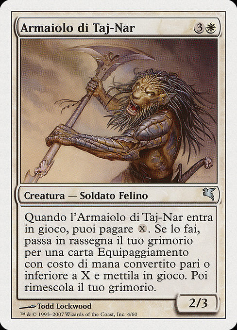 PSAL: Taj-Nar Swordsmith (Italian) - "Armaiolo di Taj-Nar"