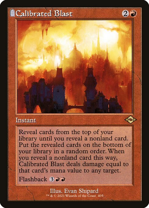MH2: Calibrated Blast (Retro Frame) (Foil Etched)