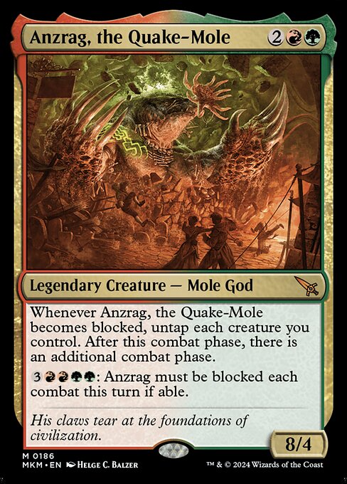 MKM: Anzrag, the Quake-Mole (Foil)