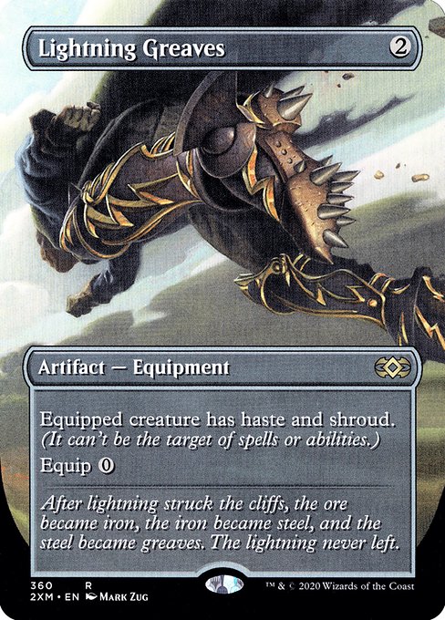 2XM: Lightning Greaves (Borderless) (Foil)