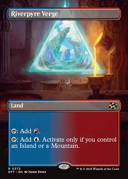 DFT: Riverpyre Verge (Borderless) (Foil)