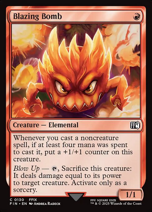 FIN: Blazing Bomb (Foil)