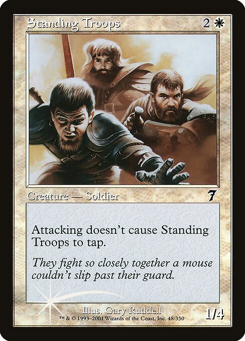 7ED: Standing Troops (Foil)
