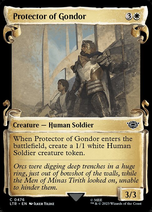 LTR: Protector of Gondor (Showcase Scrolls) (Foil)