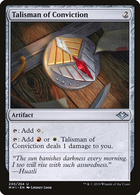 MH1: Talisman of Conviction (Foil)