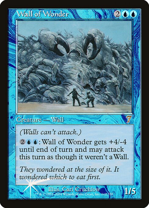 7ED: Wall of Wonder (Foil)