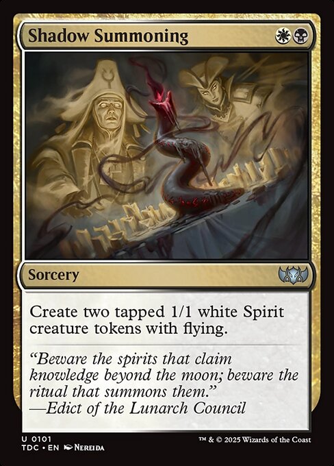 TDC: Shadow Summoning