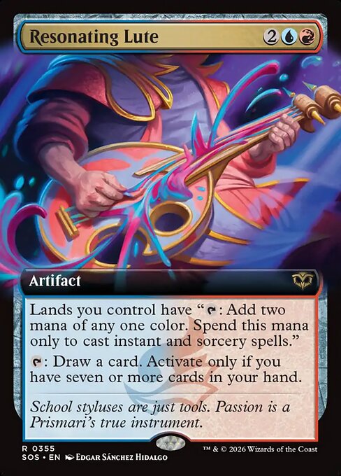 SOS: Resonating Lute (Extended Art) (Foil)