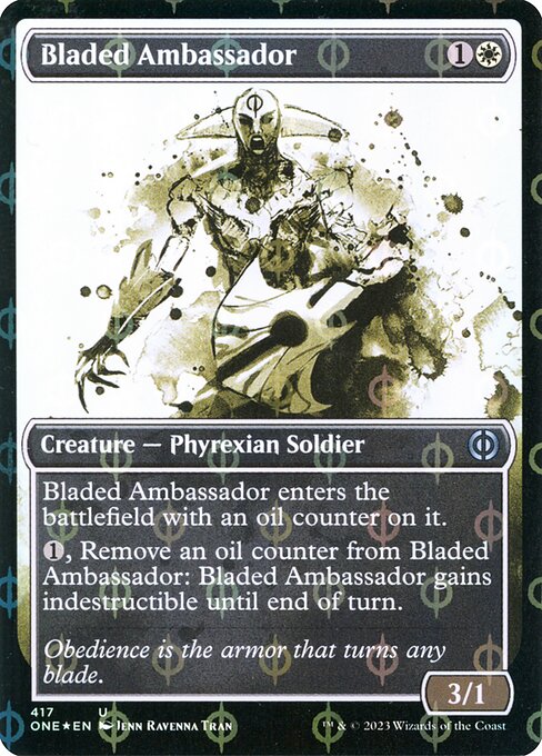 ONE: Bladed Ambassador (Showcase) (Step-and-Compleat Foil)