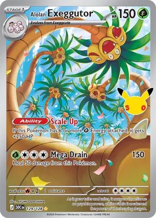 30C: Alolan Exeggutor - 129/128 (Holofoil)