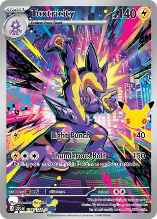 30C: Toxtricity - 134/128 (Holofoil)
