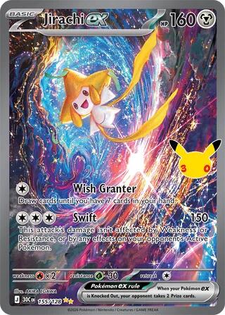 30C: Jirachi ex - 155/128 (Holofoil)