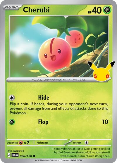 30C: Cherubi (Holofoil)