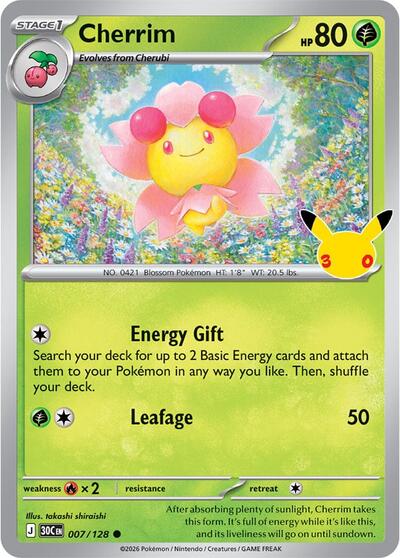 30C: Cherrim (Holofoil)