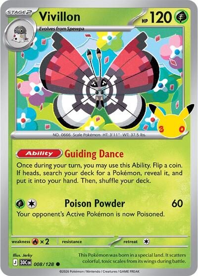 30C: Vivillon (Holofoil)