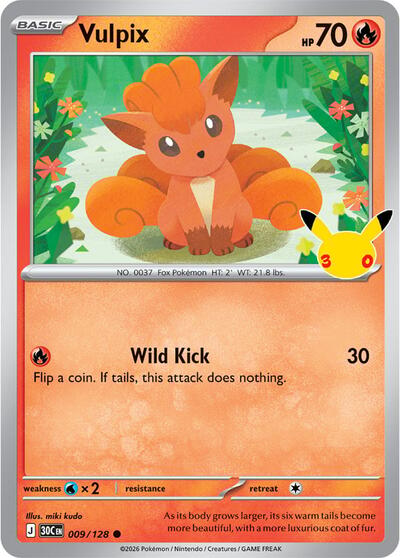 30C: Vulpix (Holofoil)