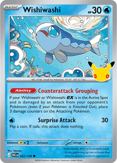 30C: Wishiwashi (Holofoil)