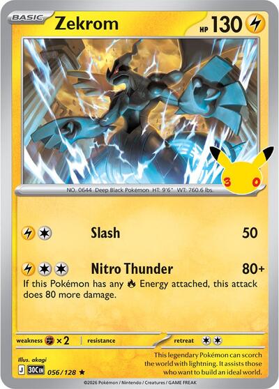 30C: Zekrom (Holofoil)