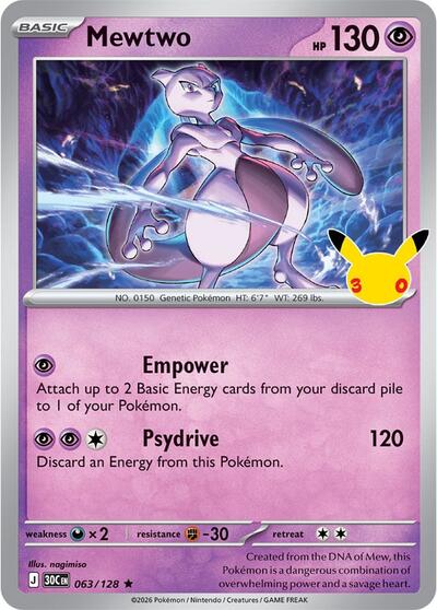 30C: Mewtwo (Holofoil)
