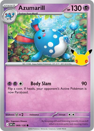 30C: Azumarill (Holofoil)