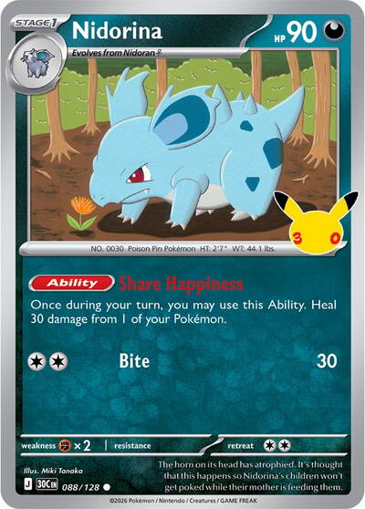 30C: Nidorina (Holofoil)