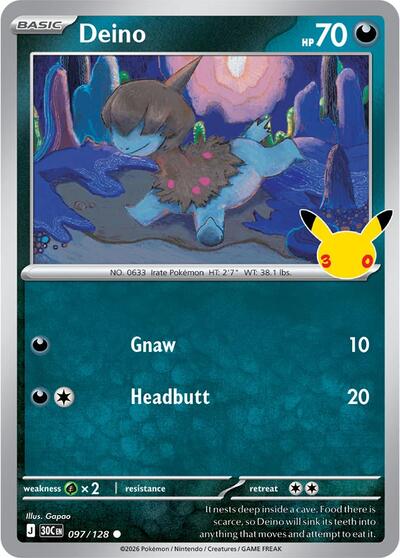 30C: Deino (Holofoil)