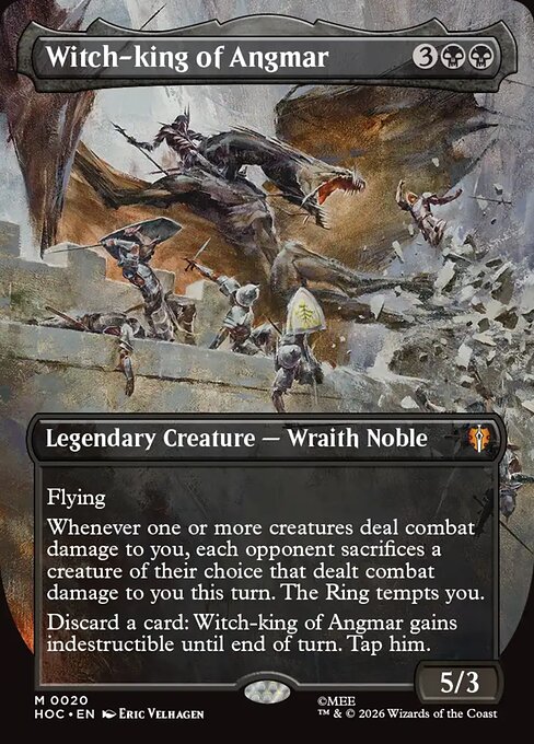 HOC: Witch-king of Angmar (Borderless) (Foil)